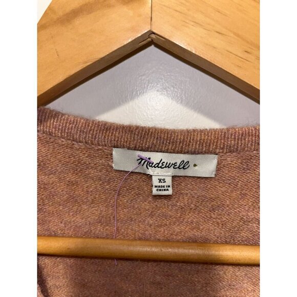 NWT Madewell Edgewater Bubble-Sleeve Cardigan Sweater /merino wool/alpaca/cXS Wo - Picture 8 of 14